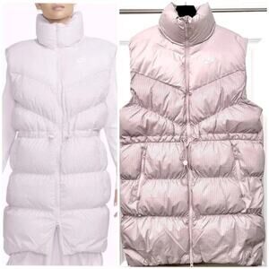 Nike Windrunner Therma-Fit Puffer Vest Coat Women Sz Small Warm Winter Outerwear